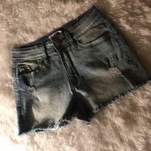 Blue Denim Shorts